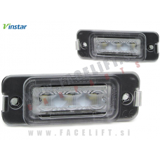 Mercedes LED osvetlitev registrske tablice z ohišjem Mercedes LED osvetlitev registrske tablice z ohišjem