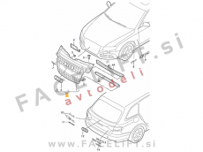 Audi A4 B8 8K 07-11 maska