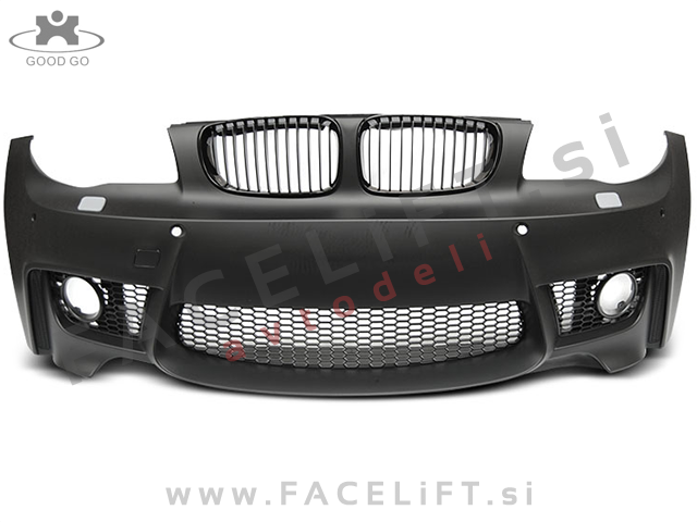 BMW 1 E81 E82 E87 E88 04-11 sprednji odbijač M1 izgled PDC SRA
