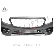 Mercedes E W213 16-19 sprednji odbijač AMG E43 izgled PDC