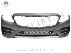 Mercedes E W213 16-19 sprednji odbijač AMG E43 izgled PDC