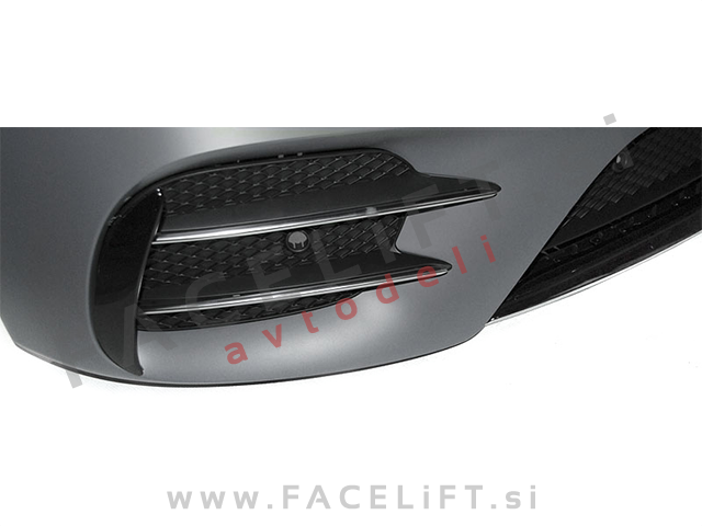 Mercedes E W213 16-19 sprednji odbijač AMG E43 izgled PDC Mercedes E W213 16-19 sprednji odbijač AMG E43 izgled PDC
