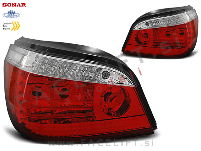 BMW 5 / E60 Limuzina (07-10) / zadnje LED luči / DTS