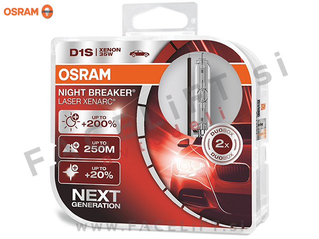 Xenon žarnice Osram Night Breaker Laser Xenarc D1S (PK32d-2) 35W Xenon žarnice Osram Night Breaker Laser Xenarc D1S (PK32d-2) 35W