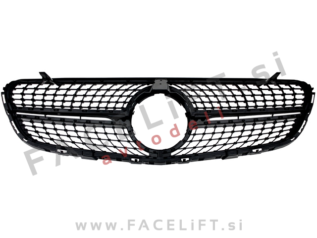 Mercedes GLC X253 15-19 maska Diamond Black