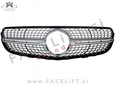 Mercedes GLC X253 15-19 maska Diamond Silver