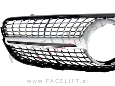 Mercedes GLC X253 15-19 maska Diamond Silver