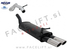 VW Golf 4 / 1J (97-03) / športni izpušni lonec / 2x 85/58mm / AM-Design VW Golf 4 / 1J (97-03) / športni izpušni lonec / 2x 85/58mm / AM-Design