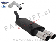 Seat Leon / 1M (99-05) / športni izpušni lonec / 2x 76mm / GP-Design