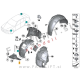 BMW 3 GT F34 M 13- sprednji kolotek sprednji del levi