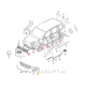 VW Touran 1T3 10-15 mreža sprednjega odbijača desna VW Touran 1T3 10-15 mreža sprednjega odbijača desna
