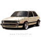 VW Golf 2 83-92 razširitev blatnikov GTI izgled