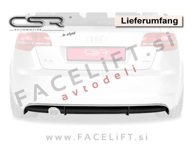 Audi A3 8P 8PA 08-12 difuzor