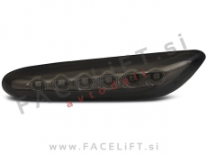 BMW 5 E60 E61 03-10 bočni LED smerniki zatemnjeni (smoke)