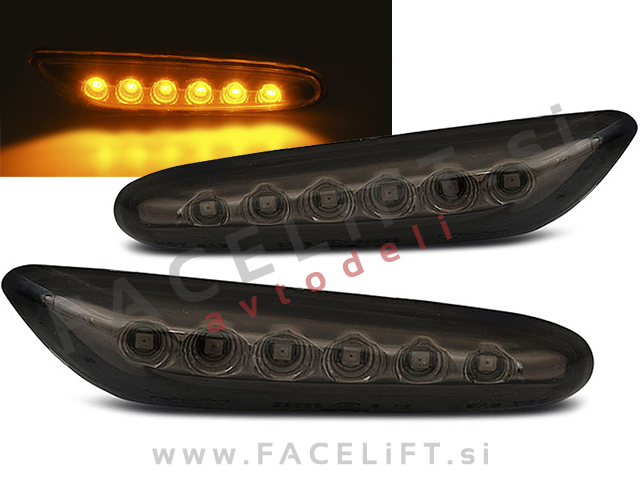 BMW X3 / E83 (03-10) / bočni LED smerniki / zatemnjeni (smoke)