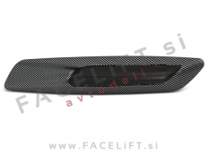 BMW 1 / E81 E82 E87 E88 (04-13) / bočni LED smerniki / karbon / zatemnjeni (smoke)