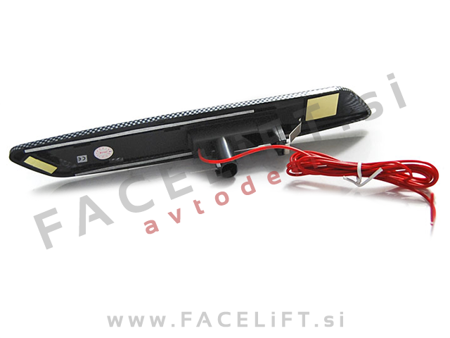 BMW 1 / E81 E82 E87 E88 (04-13) / bočni LED smerniki / karbon / zatemnjeni (smoke)