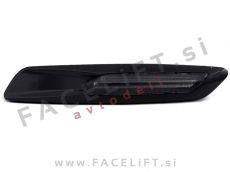 BMW 5 E60 E61 03-10 bočni LED smerniki črni sijaj zatemnjeni