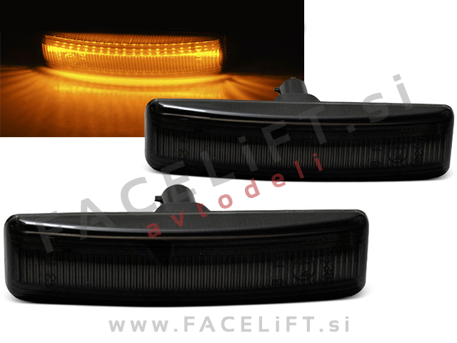 Land Rover Range Rover Sport 06-13 bočni LED smerniki zatemnjeni (smoke)