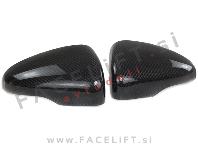 VW Golf 6 08-12 pokrovi ogledal karbon sijaj