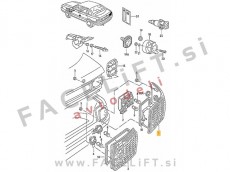 Audi 80 / B3 (86-91) / zadnja zunanja luč / leva