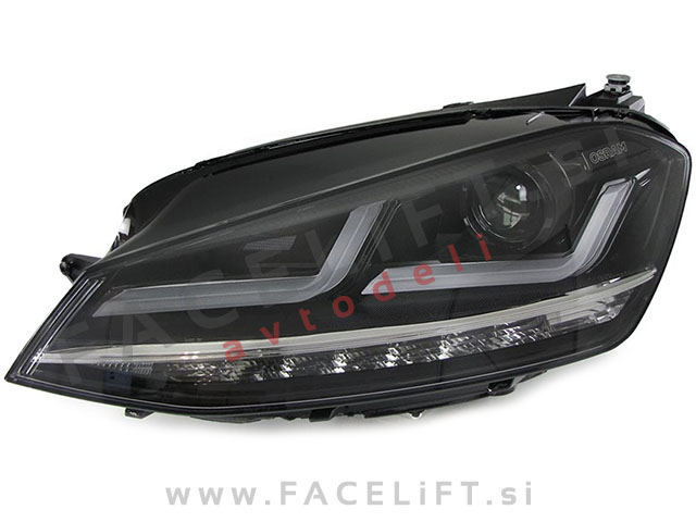VW Golf 7 12-17 Osram LEDriving LED žarometi Chrome Edition