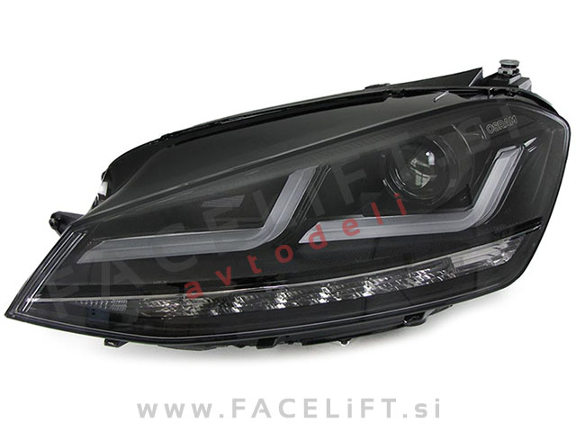 VW Golf 7 12-17 Osram LEDriving LED žarometi Black Edition