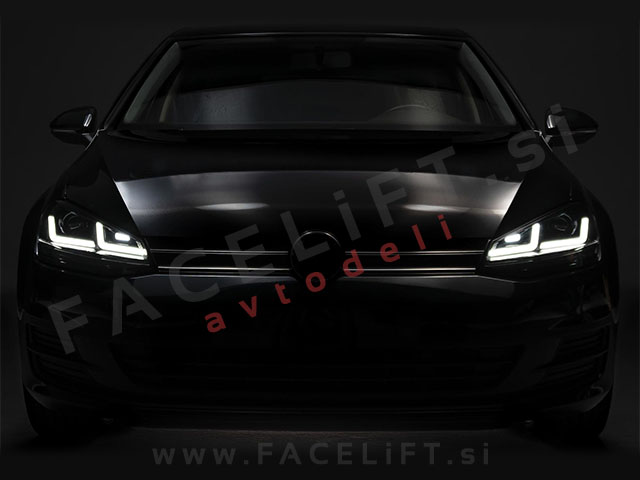 VW Golf 7 12-17 Osram LEDriving LED žarometi Black Edition