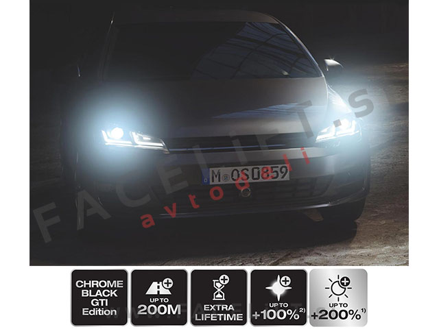 VW Golf 7 12-17 Osram LEDriving LED žarometi Black Edition