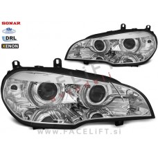 BMW X5 E70 06-10 bi-xenon žarometi DRL