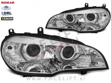 BMW X5 E70 06-10 bi-xenon žarometi DRL