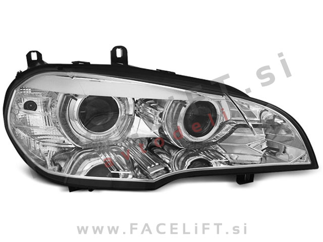 BMW X5 E70 06-10 bi-xenon žarometi DRL