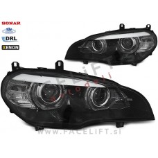 BMW X5 E70 06-10 bi-xenon žarometi DRL