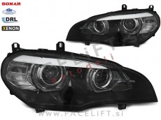 BMW X5 E70 06-10 bi-xenon žarometi DRL
