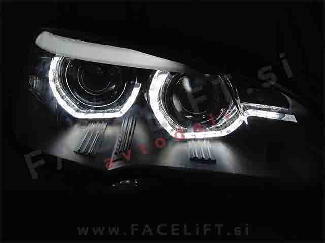BMW X5 E70 06-10 bi-xenon žarometi DRL