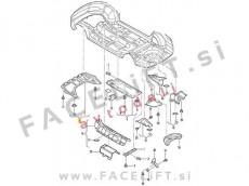 VW Golf 6 08-12 zaščita motorja