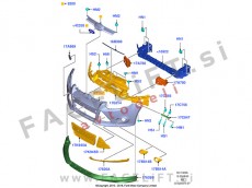 Ford Focus 3 10-14 sprednji odbijač