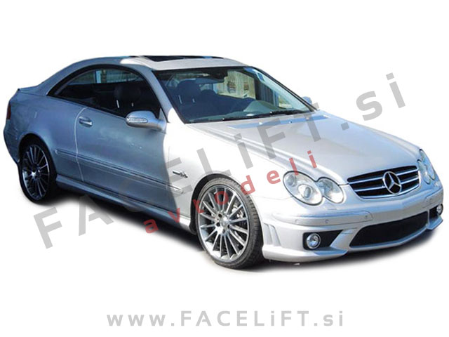 Mercedes CLK / C209 (02-10) / sprednji odbijač / AMG izgled / PDC / SRA