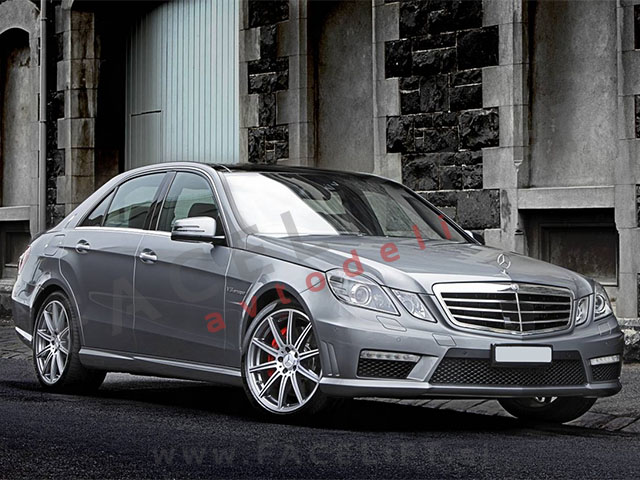 Mercedes E S212 W212 09-13 sprednji odbijač AMG izgled SRA PDC