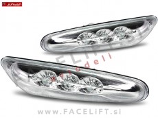 BMW X3 / E83 (03-10) / bočni LED smerniki / kromirani