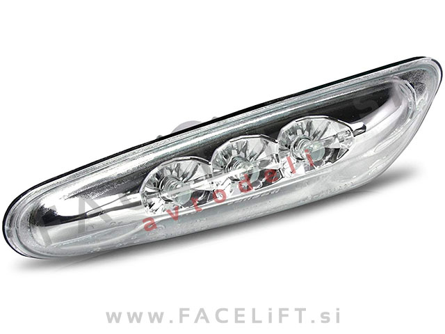 BMW X3 / E83 (03-10) / bočni LED smerniki / kromirani