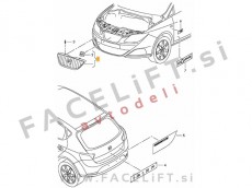 Seat Ibiza 6J 08-12 maska