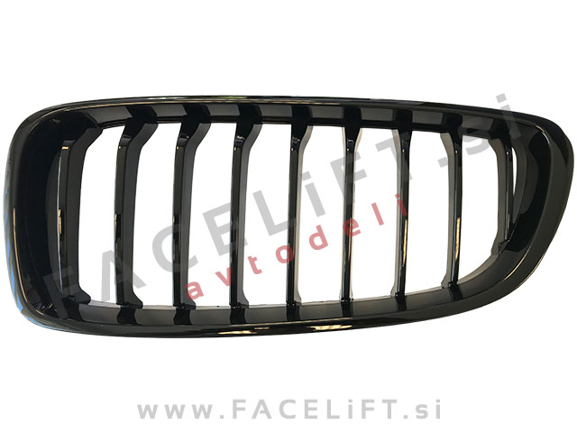 BMW 4 F32 F33 F36 13- ledvičke M-Performance izgled črne (sijaj)