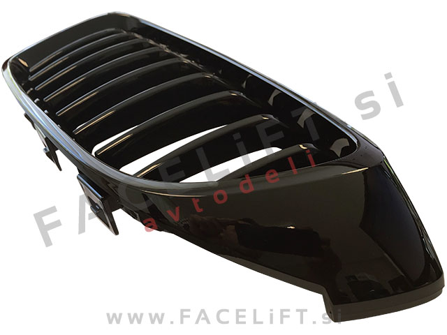 BMW 4 F32 F33 F36 13- ledvičke M-Performance izgled črne (sijaj)