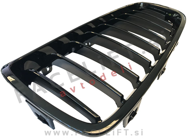 BMW 4 F32 F33 F36 13- ledvičke M-Performance izgled črne (sijaj)