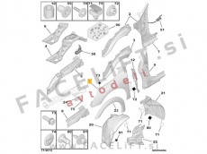 Peugeot 508 / (10-14) / sprednji blatnik / desni