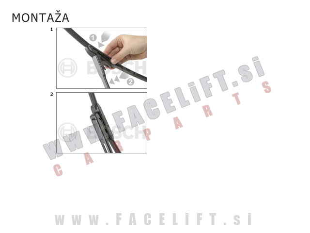 Brisalne metlice Bosch Aerotwin A965S