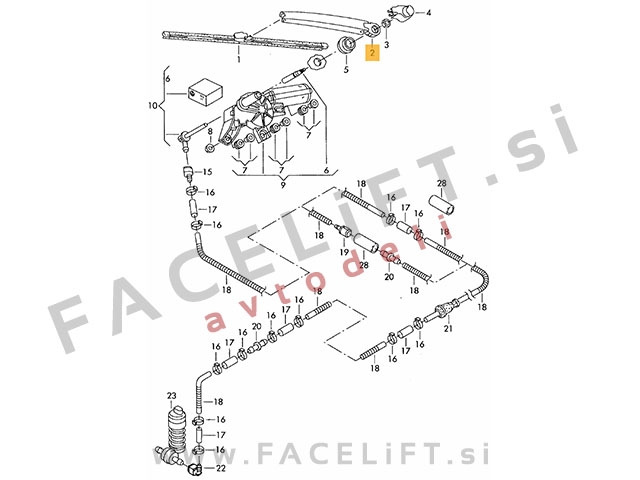 Seat Leon 1P 09-12 roka metlice brisalca z metlico zadnja Seat Leon 1P 09-12 roka metlice brisalca z metlico zadnja