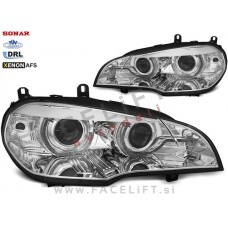 BMW X5 E70 06-10 bi-xenon žarometi DRL AFS