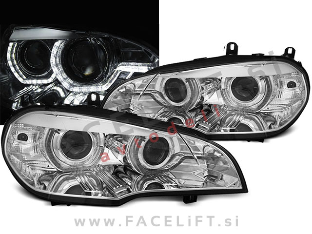 BMW X5 E70 06-10 bi-xenon žarometi DRL AFS
